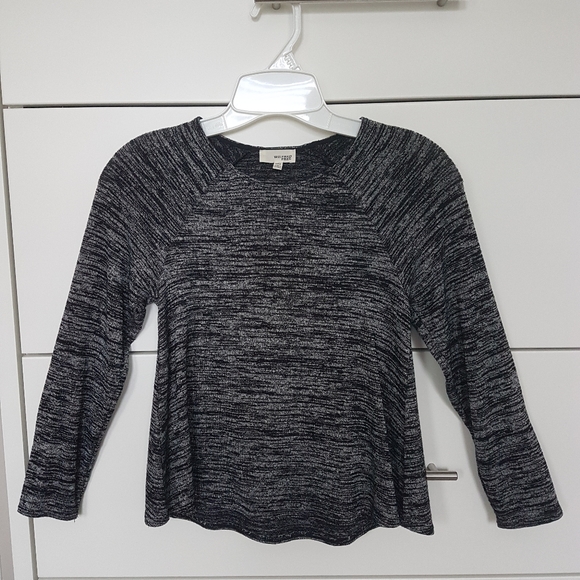 XXS Aritizia WILFRED FREE Marbeled Grey Long Sleeve T SHIRT - Picture 5 of 5
